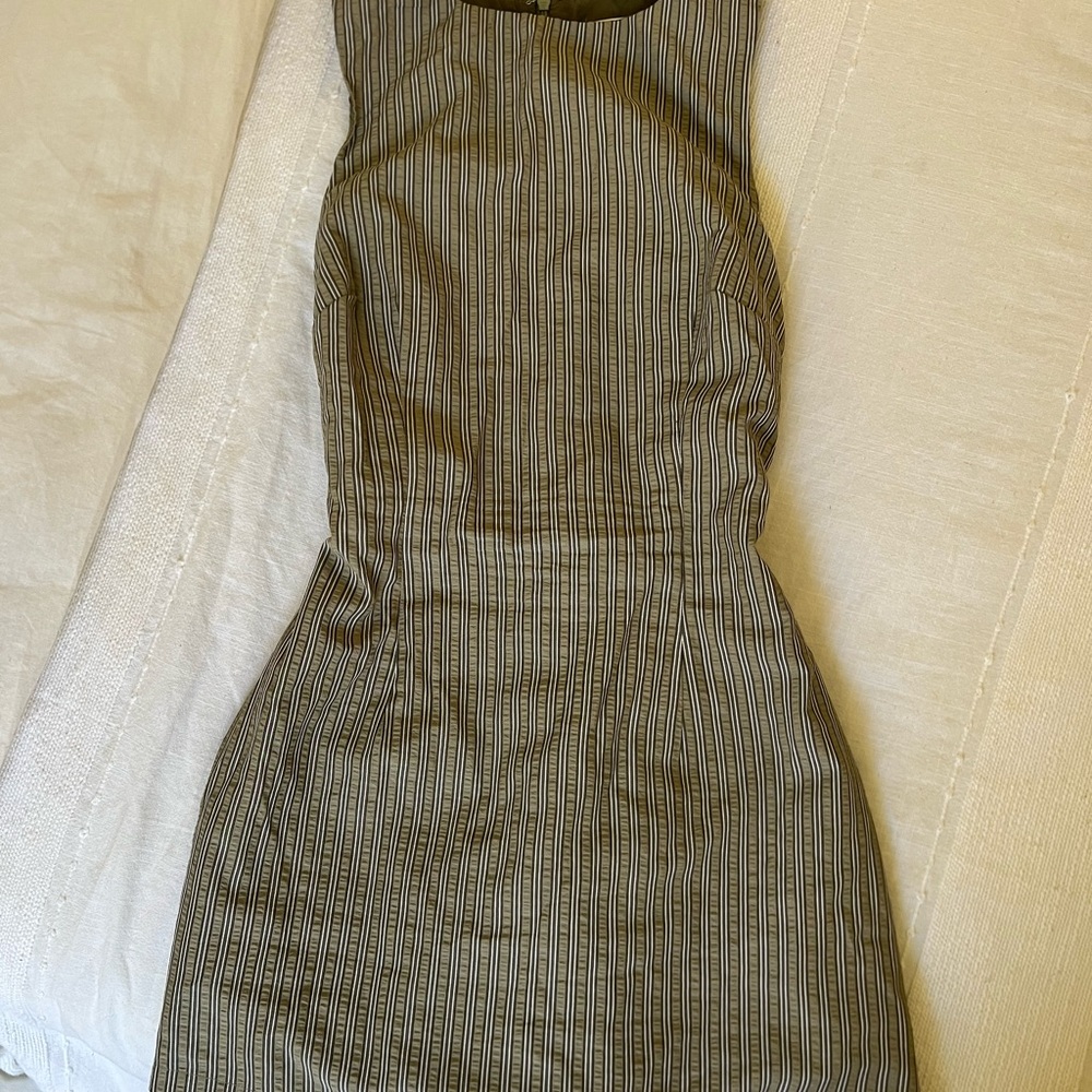 Princess Polly Yumiko Romper Green Stripe Dress